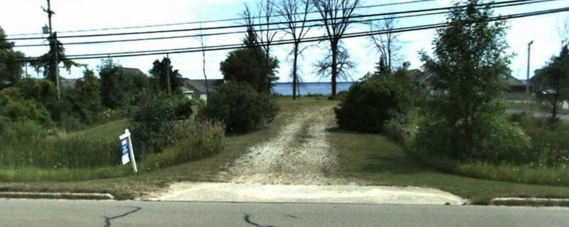 Lakeside Motel - Street View Before House Was Built